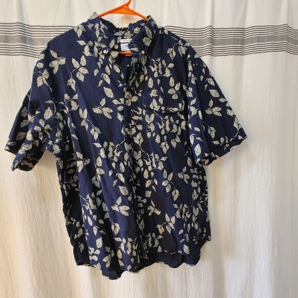 Old Navy Men's XXL Slim fit Short sleeve button down shirt - Picture 1 of 3